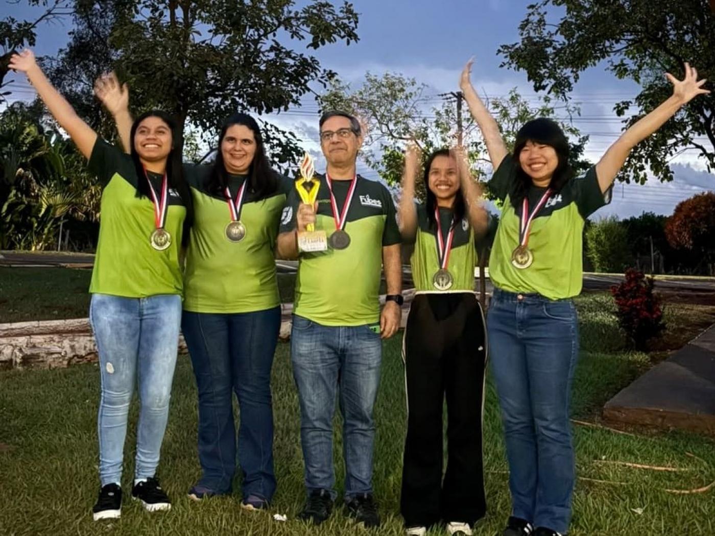 Equipe de xadrez campeã. #Paratodosverem