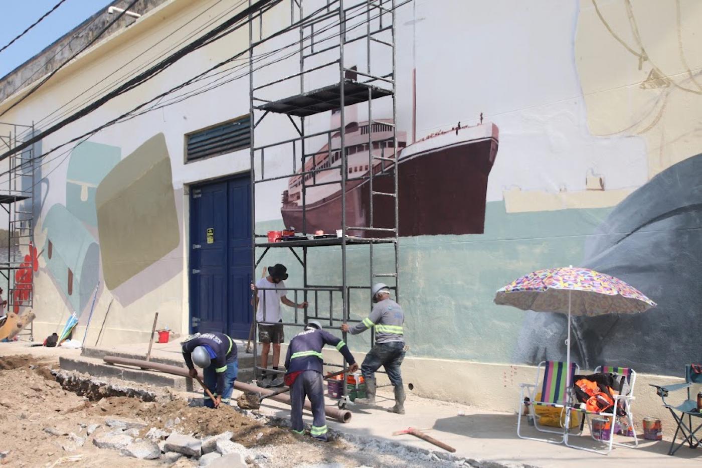 Un murale d'arte nel centro di Santos celebrerà i 150 anni della colonizzazione italiana Un murale d'arte nel centro di Santos celebrerà i 150 anni della colonizzazione italiana