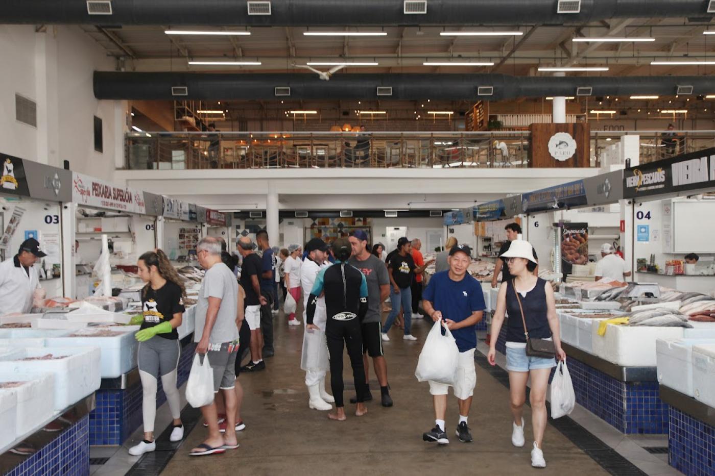 visão do mercado de peixes #paratodosverem