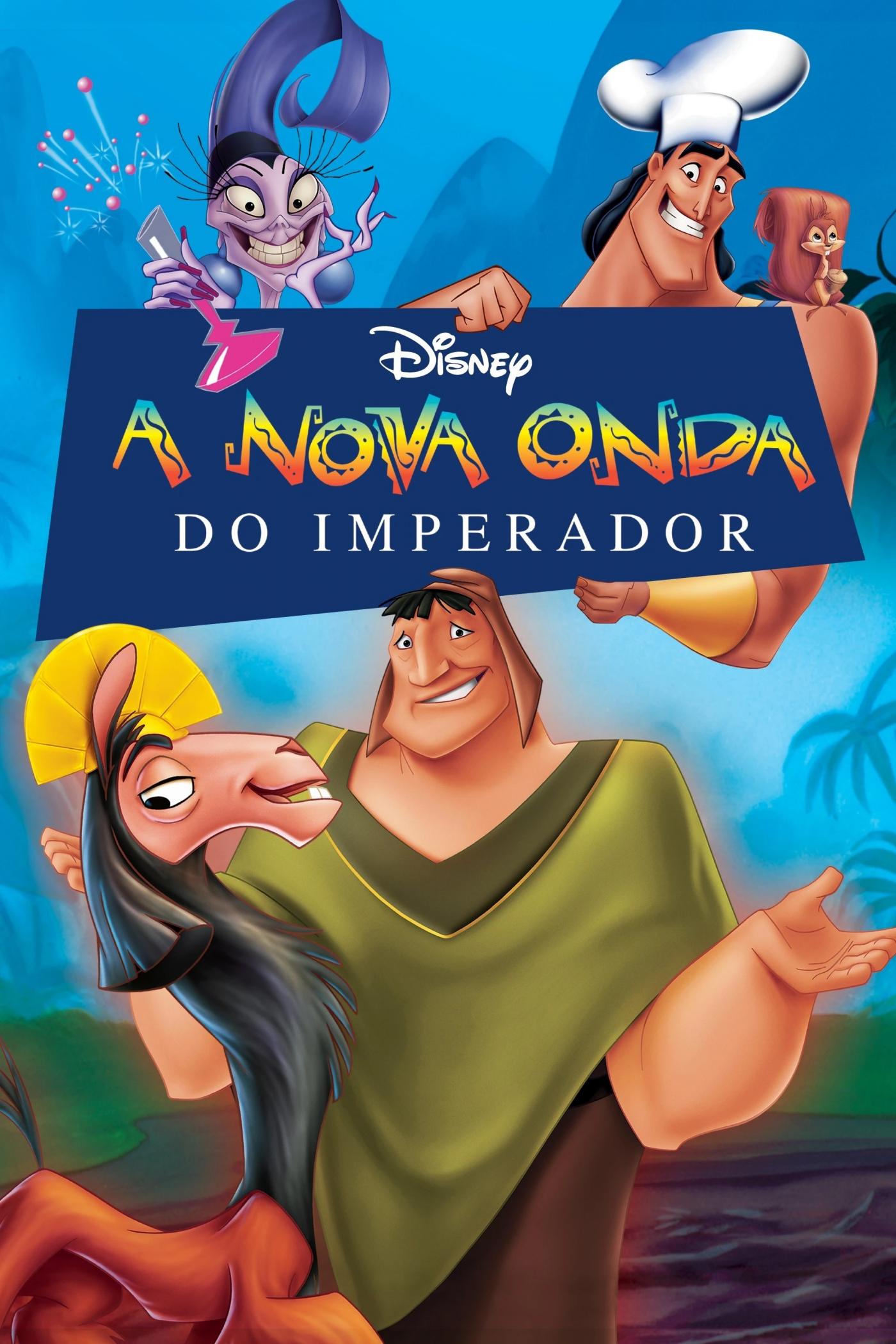 cartaz do filme a nova onda do imperador #paratodosverem
