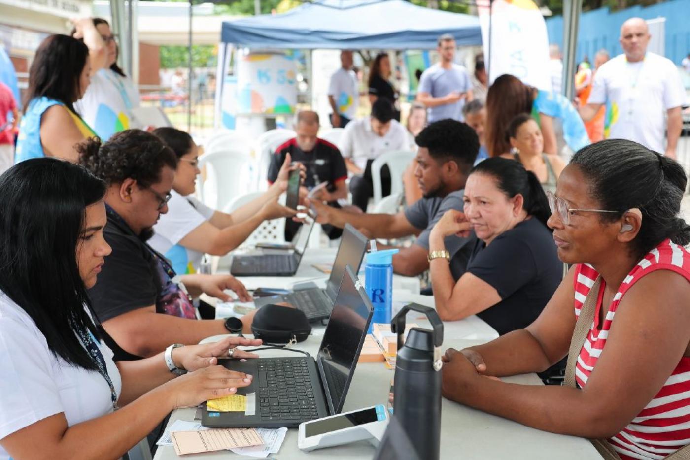 Ação da Sabesp. #Paratodosverem