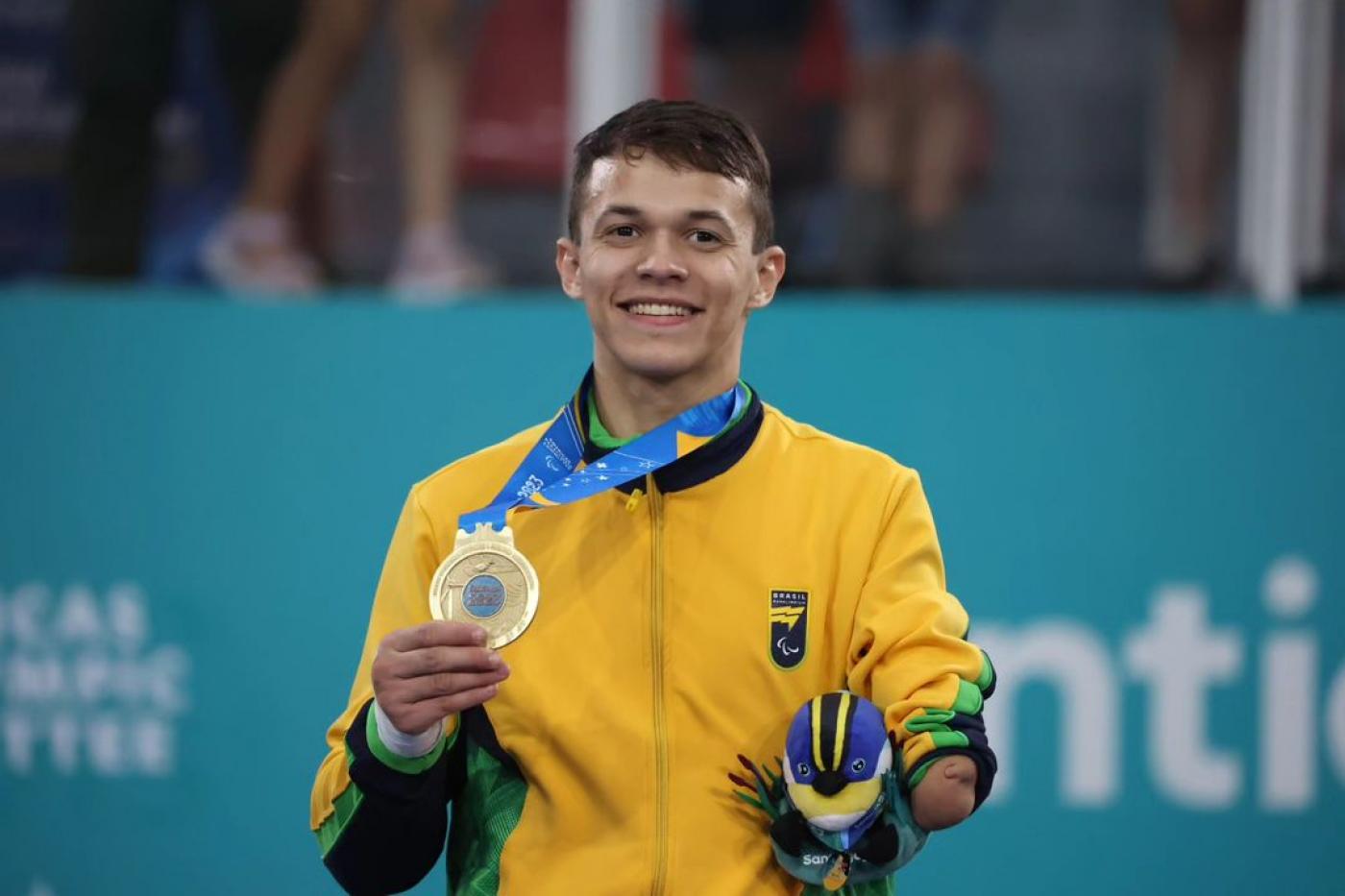 Representante de Santos, Nathan Torquato gana oro en taekwondo en Parapan 2023