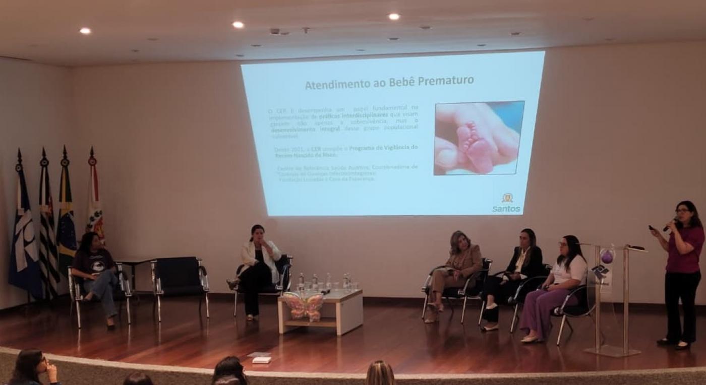 palestra no Novembro Roxo. #Paratodosverem.