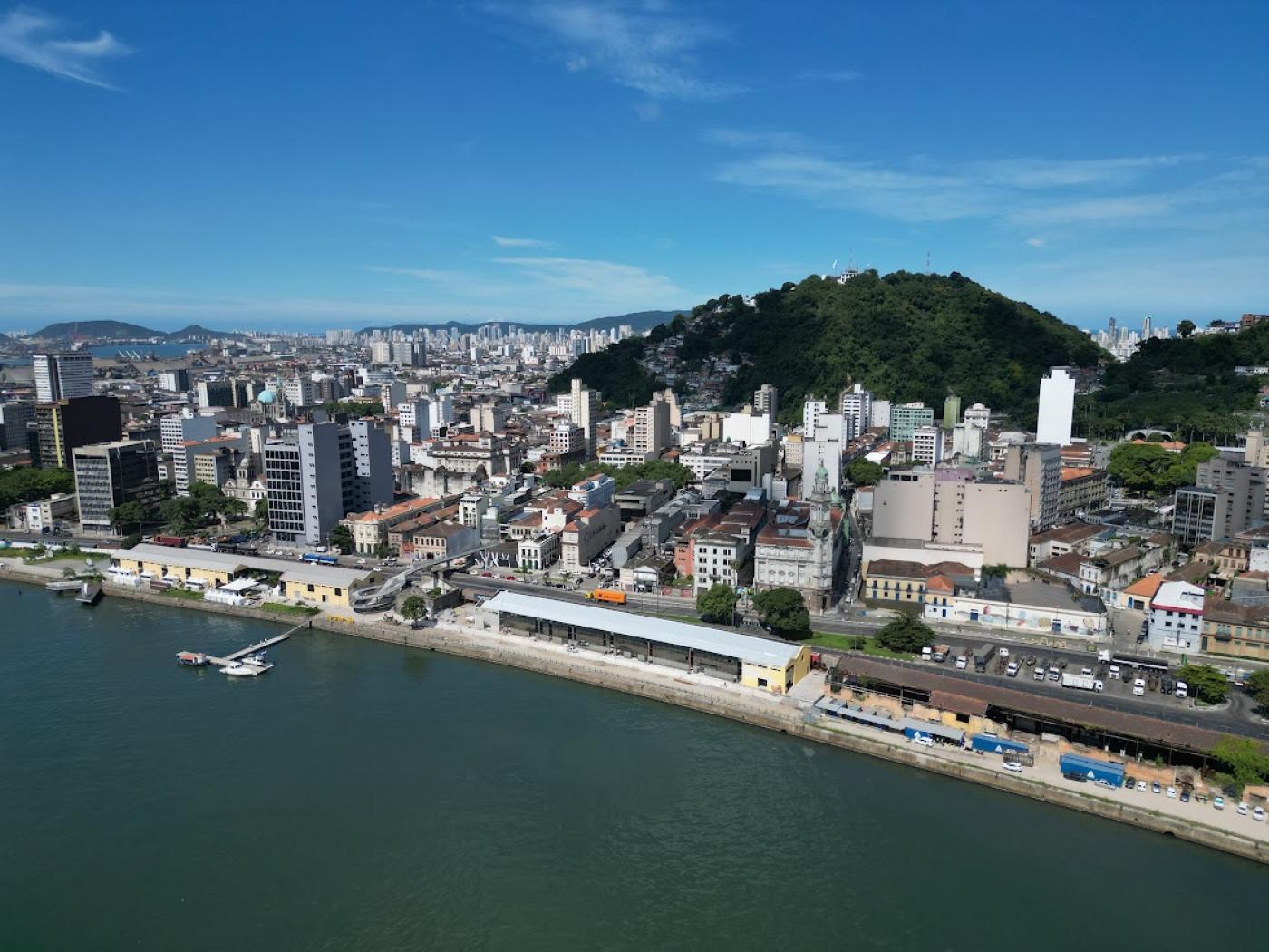 foto aérea do parque valongo #paratodosverem