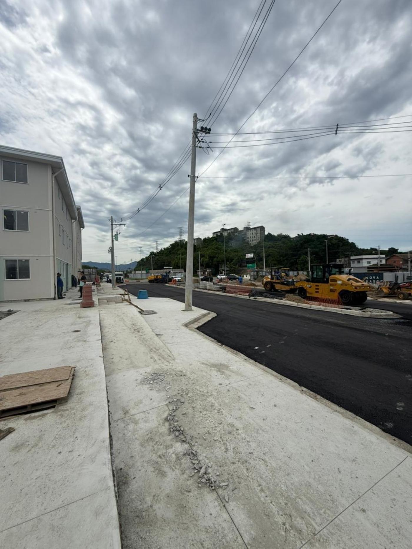 acesso já pavimentado #paratodosverem 