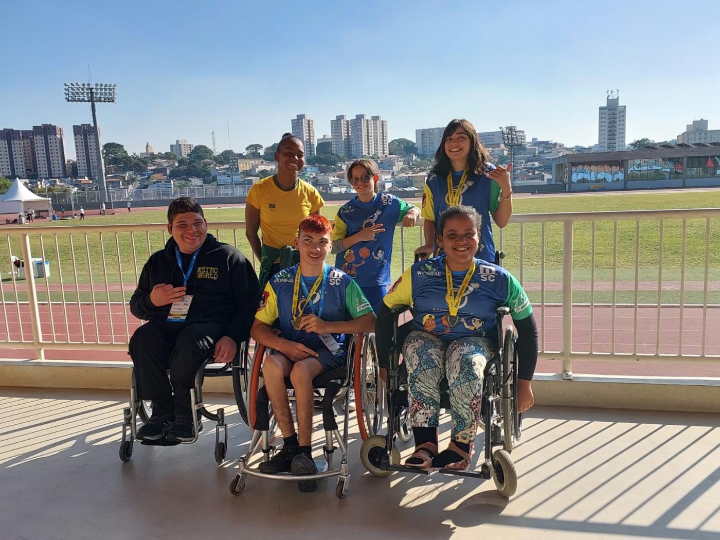 Santistas são destaques no atletismo nas Paralimpíadas Escolares em SP