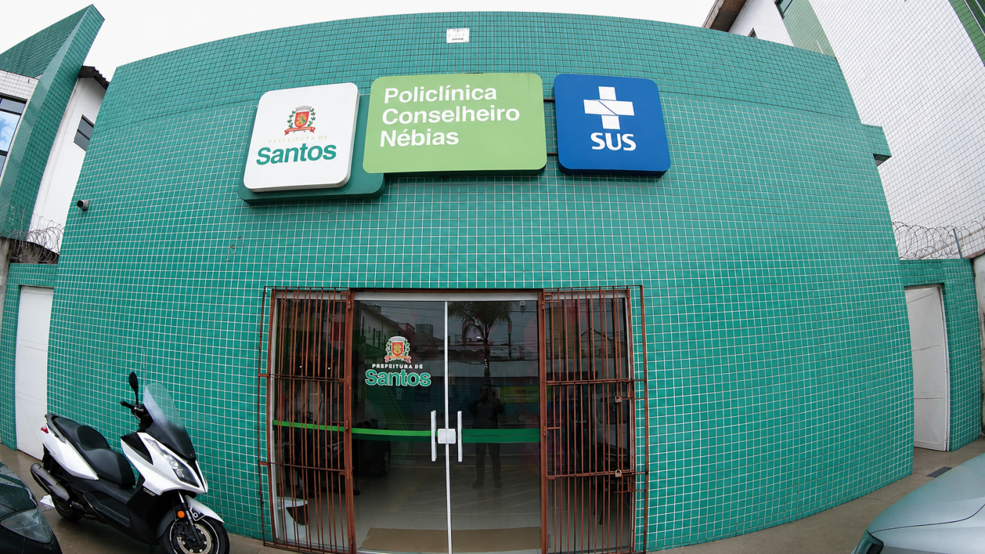 fachada da policlínica #paratodosverem