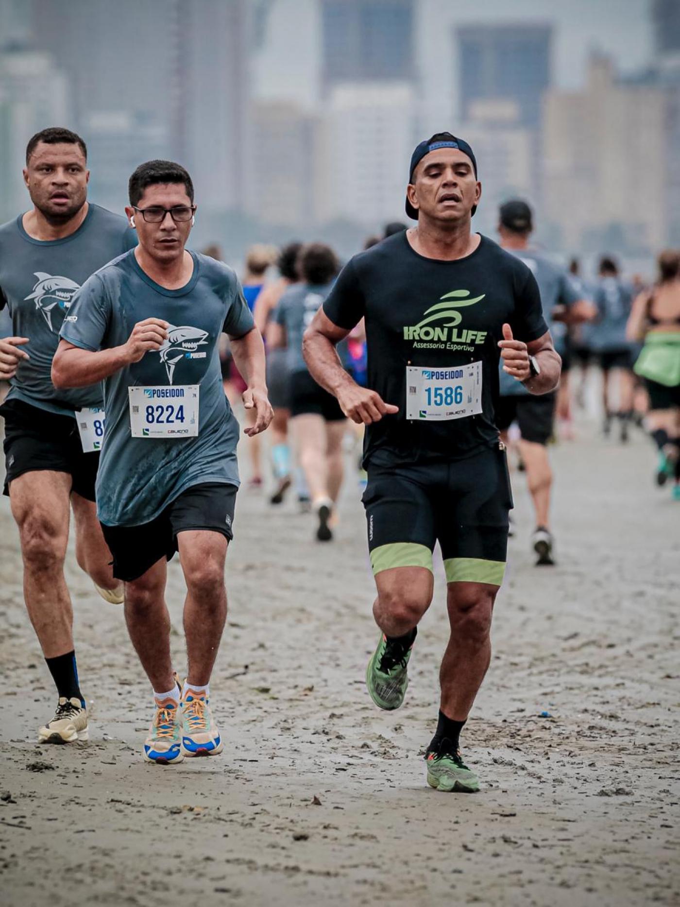 Corrida na areia da praia. #paratodosverem