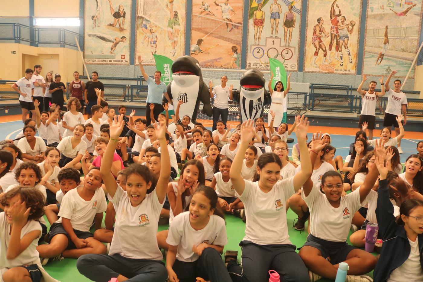 Campeão na Escola na UME Colégio Santista. #Paratodosverem