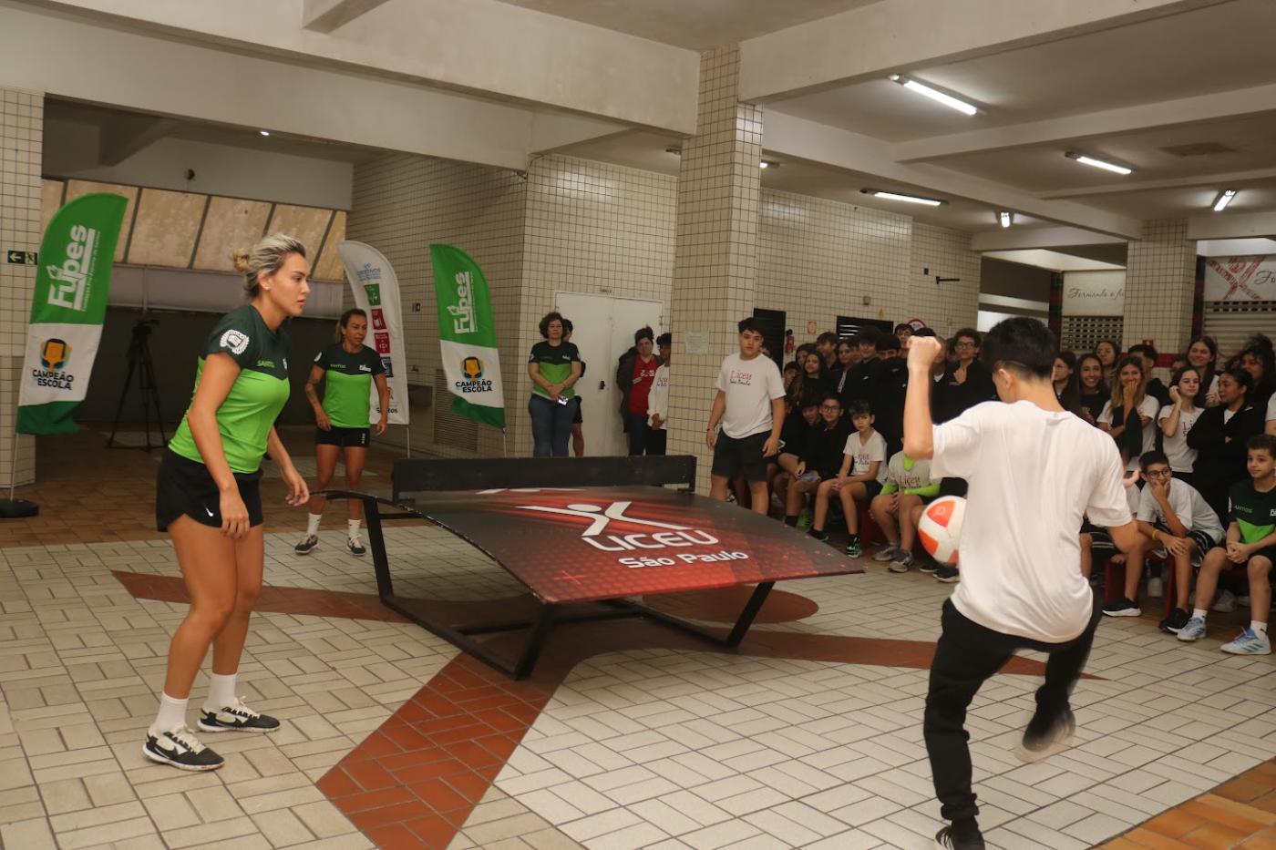 Projeto Campeão na Escola no Liceu São Paulo. #Paratodosverem