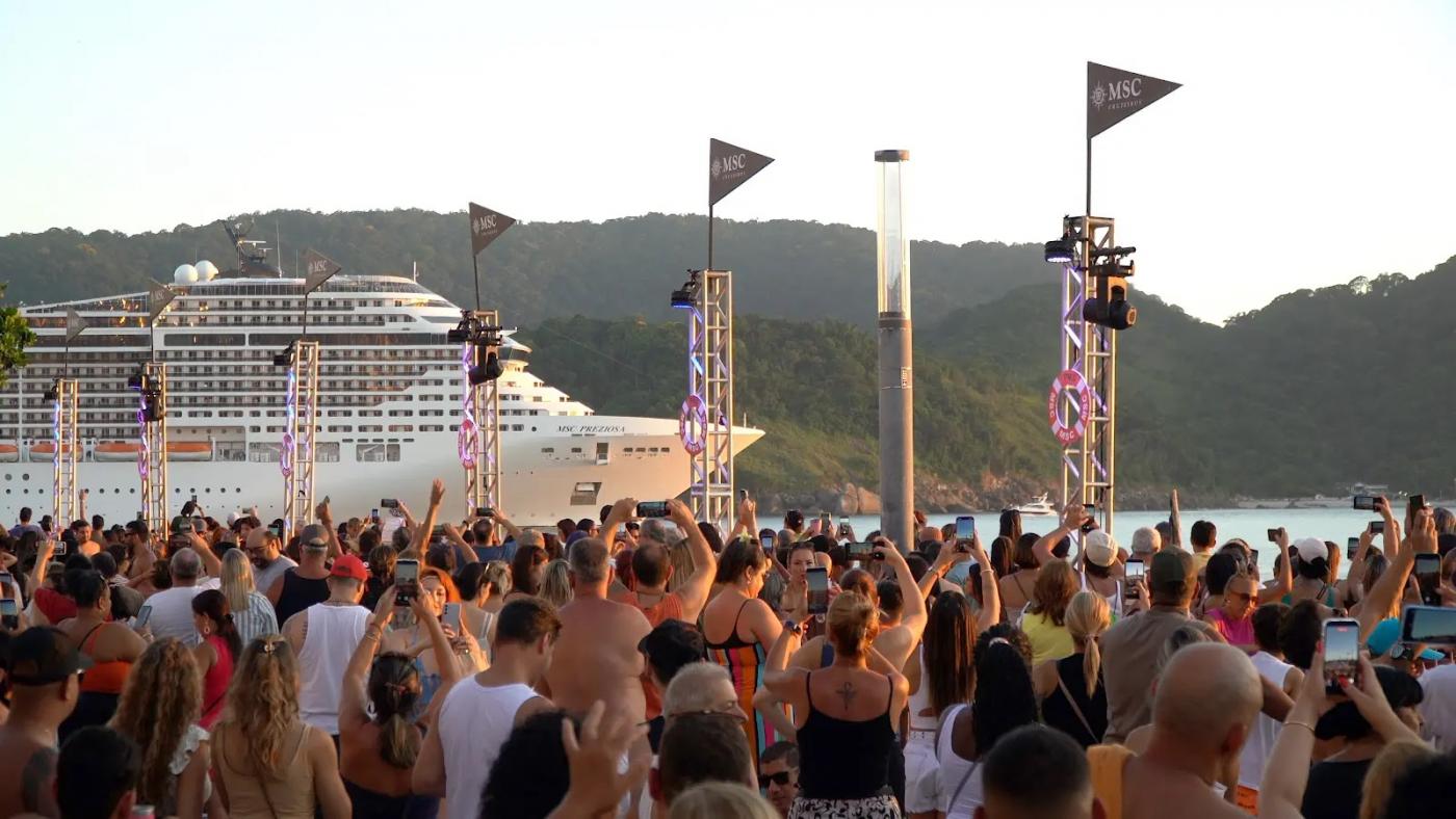 Santos Sunset na Ponta da Praia. #Paratodosverem