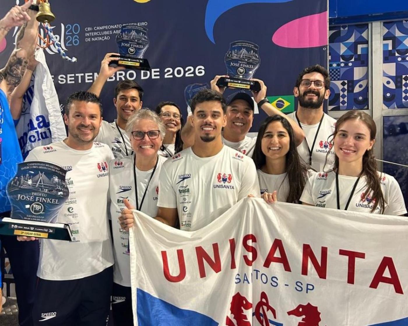 Equipe Unisanta no José Finkel. #Paratodosverem