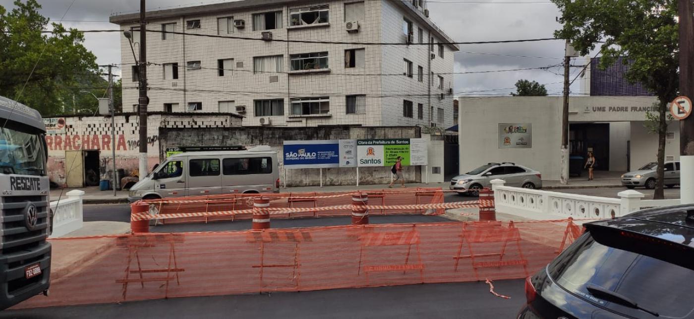 Ponte já pavimentada #pracegover 