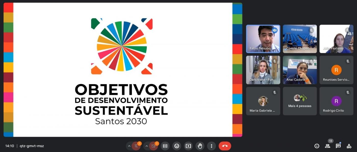 imagem da conferência on line #paratodosverem 