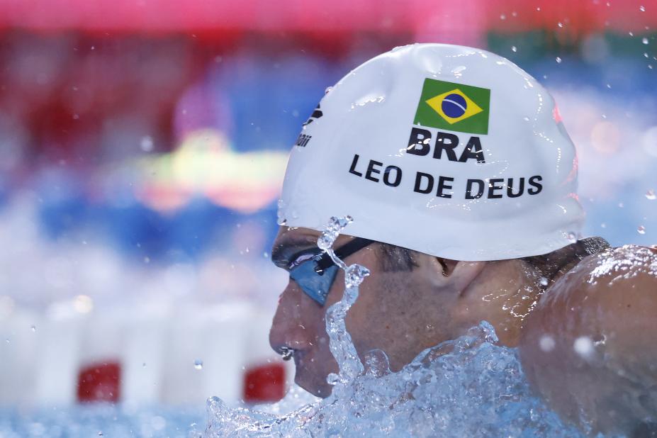 Leonardo de Deus nos Jogos Sul-Americanos. #Paratodosverem