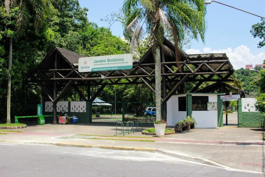 a fachada do jardim botânico. #paratodosverem