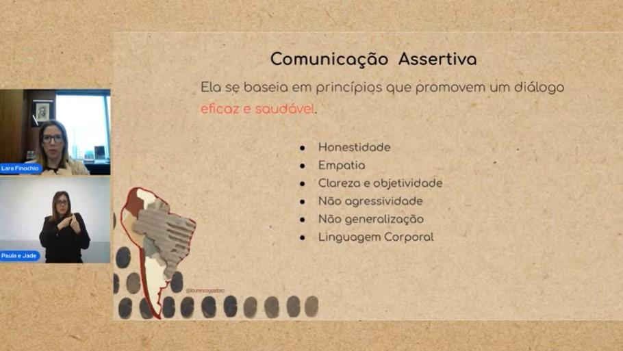 tela com texto #paratodosverem