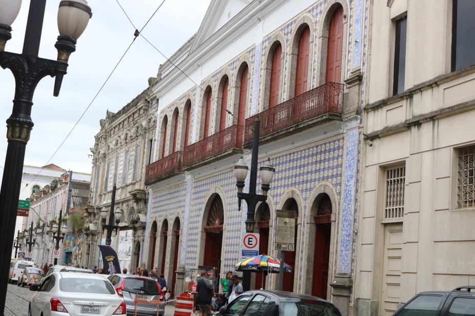 fachada da Casa da Frontaria Azuleja. #paratodosverem