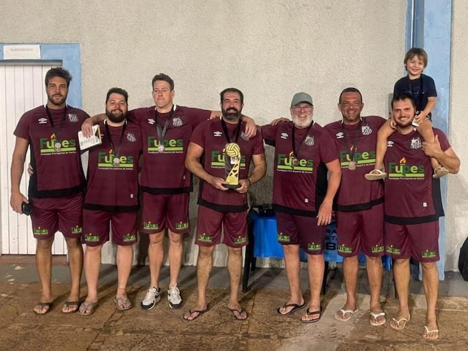 Equipe de Biribol de Santos em Olímpia. #Paratodosverem