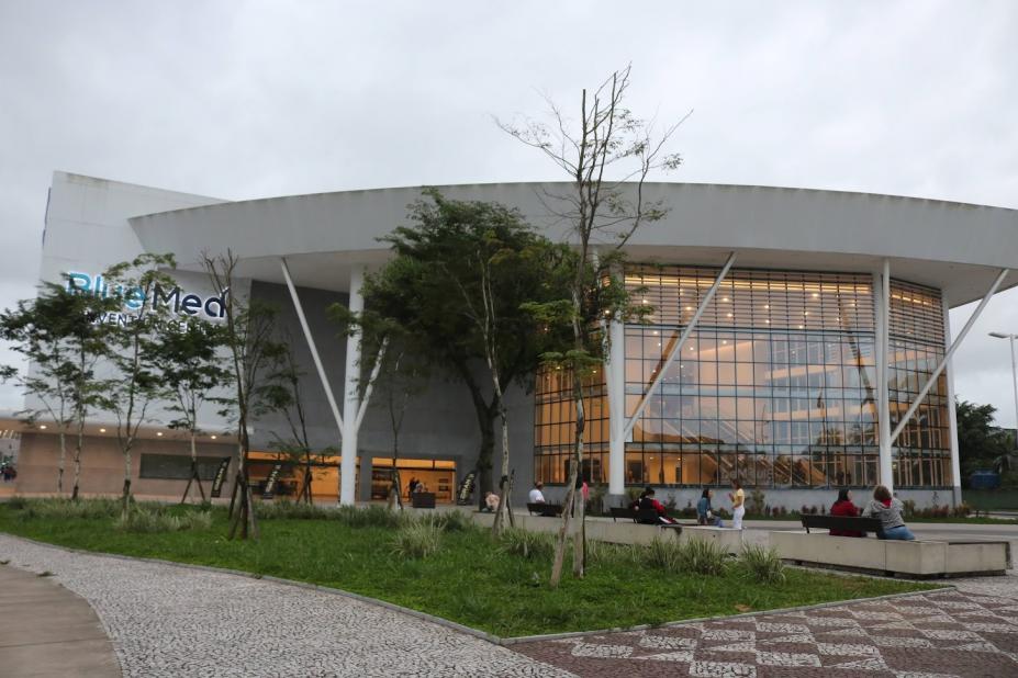 fachada do blue med convention center. #paratodosverem