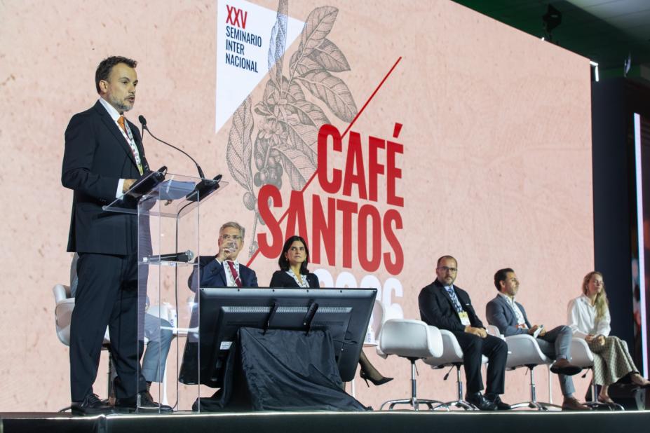 Abertura do Seminário do Café. #Paratodosverem