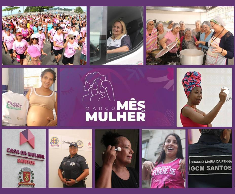 Mural homenageando as mulheres. #Paratodosverem