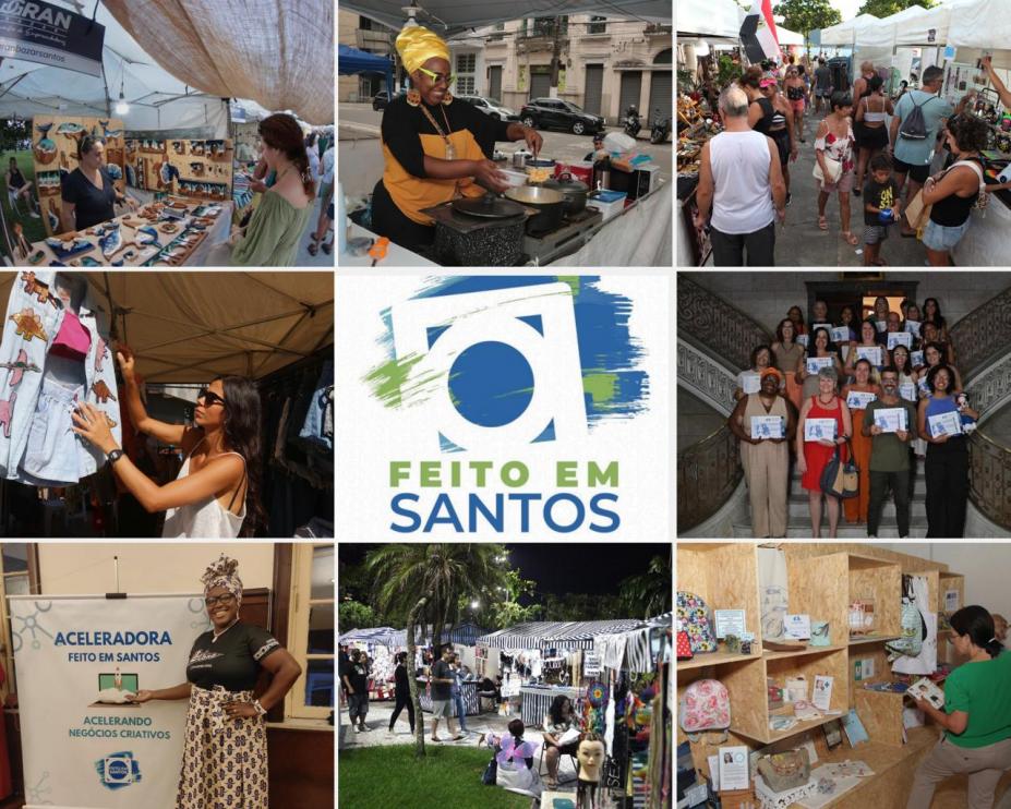 Feito em Santos. #Paratodosverem