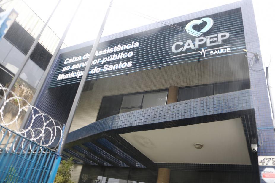 a fachada da capep saúde. #paratodosverem