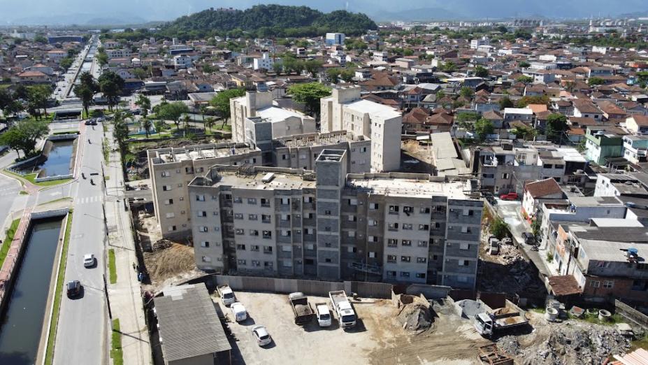conjunto habitacional em construção. #paratodosverem