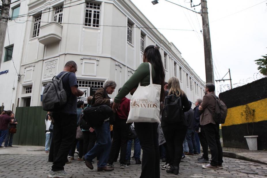 Visita técnica a prédio no Centro HIstórico. #Paratodosverem