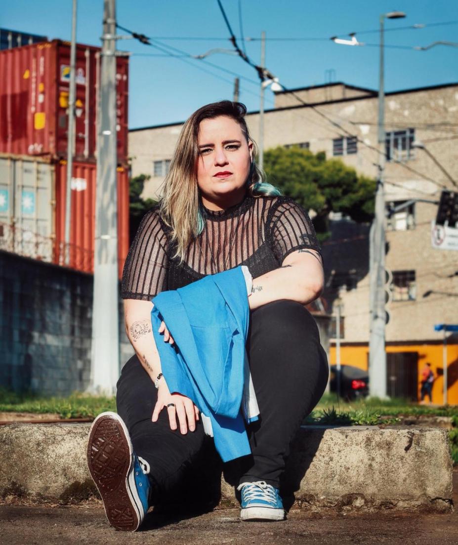 Foto da vocalista da banda Uninvited. #Paratodosverem.