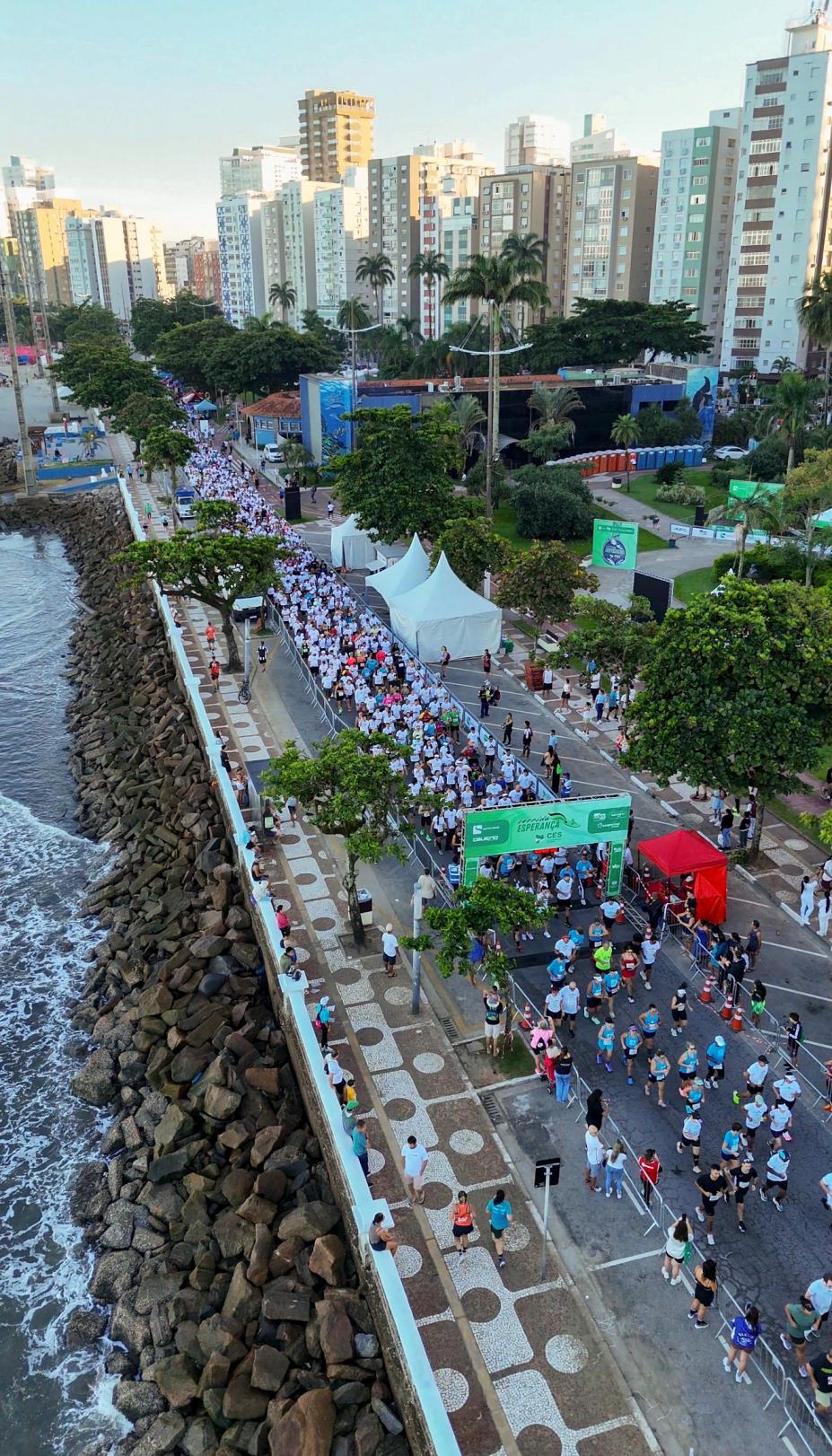 Largada da Corrida da Esperança. #Paratodosverem