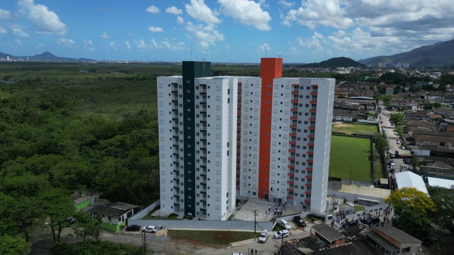 Foto aérea de prédios #paratodosverem