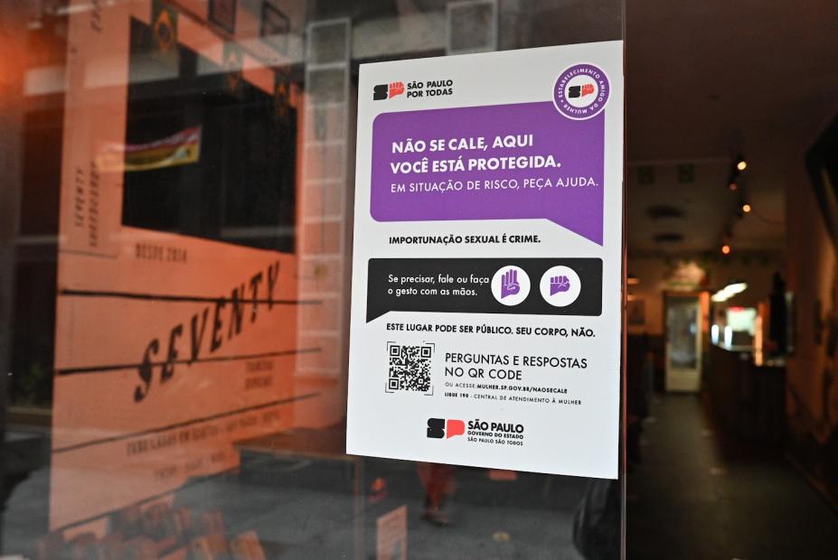 Cartaz do Protocolo Não Se Cale. #Paratodosverem