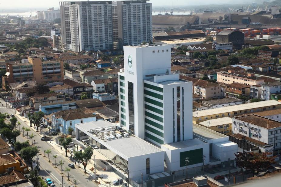 imagem aérea do hospital #paratodosverem