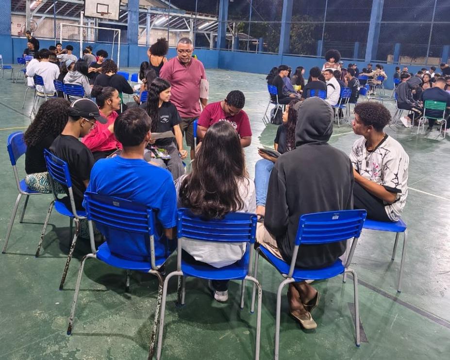 Reunião na Área Continental. #Paratodosverem