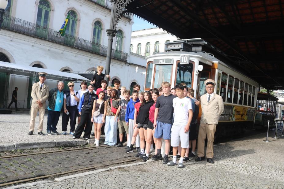 Judocas canadenses no bonde Pelé. #Paratodosverem
