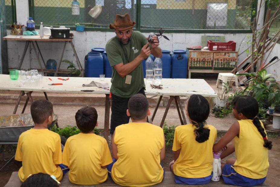 Visita monitorada no Jardim Botânico. #Paratodosverem