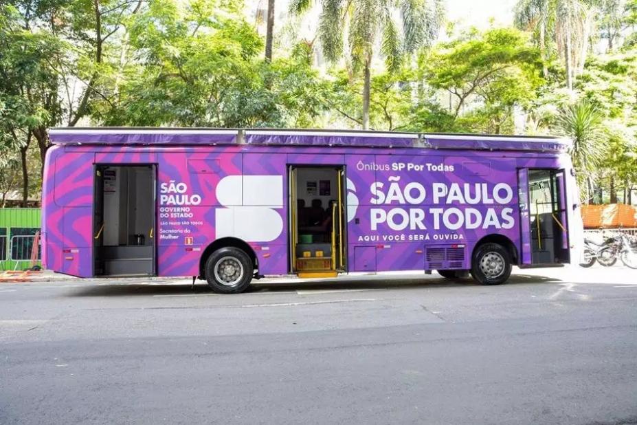 Imagem do Ônibus SP Por Todas. #Paratodosverem