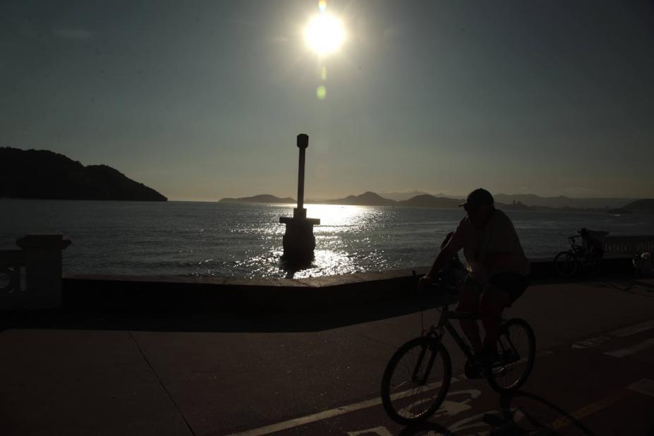 por do sol no mar #paratodosverem 