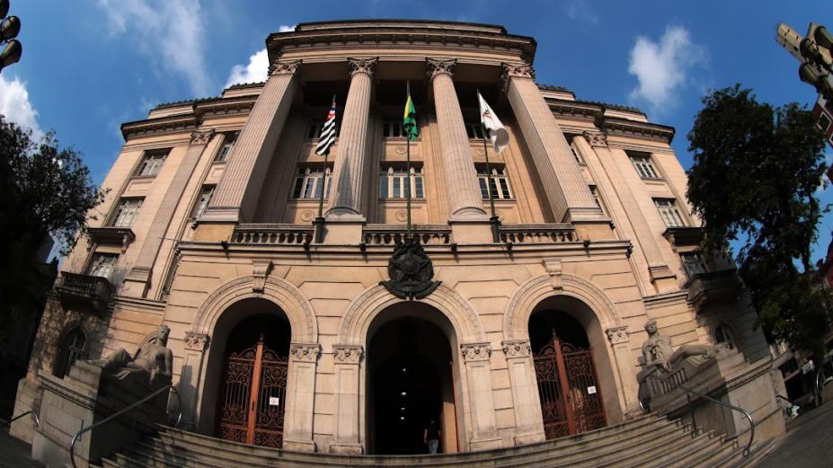 fachada da prefeitura de santos #paratodosverem