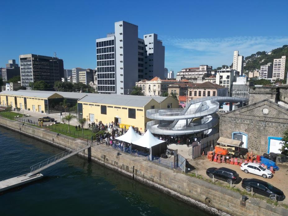 foto aérea do parque valongo #paratodosverem