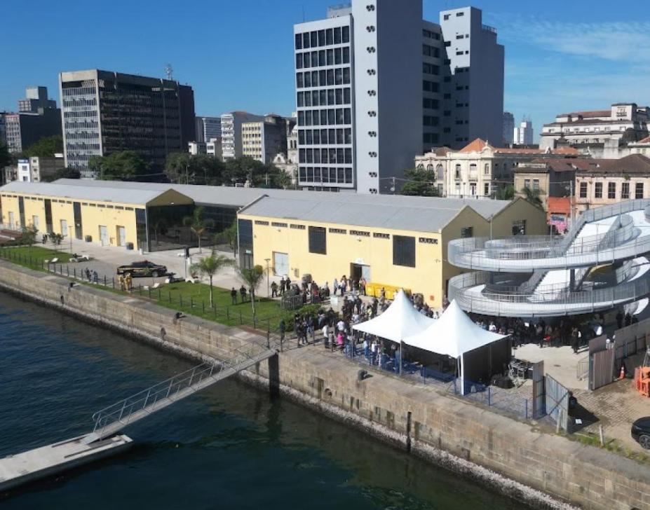 foto aérea do parque valongo #paratodosverem
