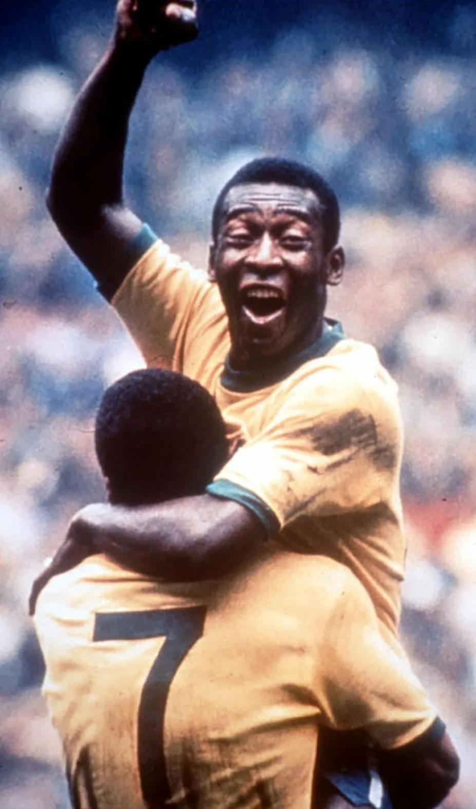 Rei Pelé comemorando. #Paratodosverem