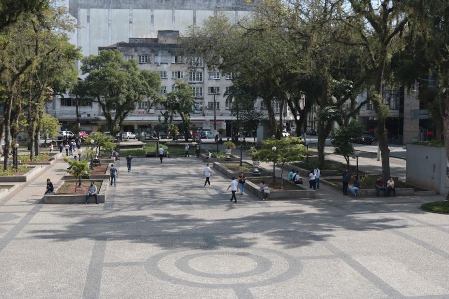 vista geral da praça mauá. #paratodosverem