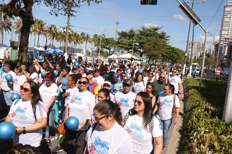 Caminhada do Dia Nacional da Pessoa Surda em 2025. #Paratodosverem