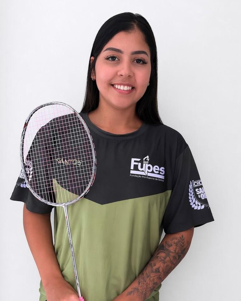 A jogadora de badminton Raissa Lima. #Paratodosverem
