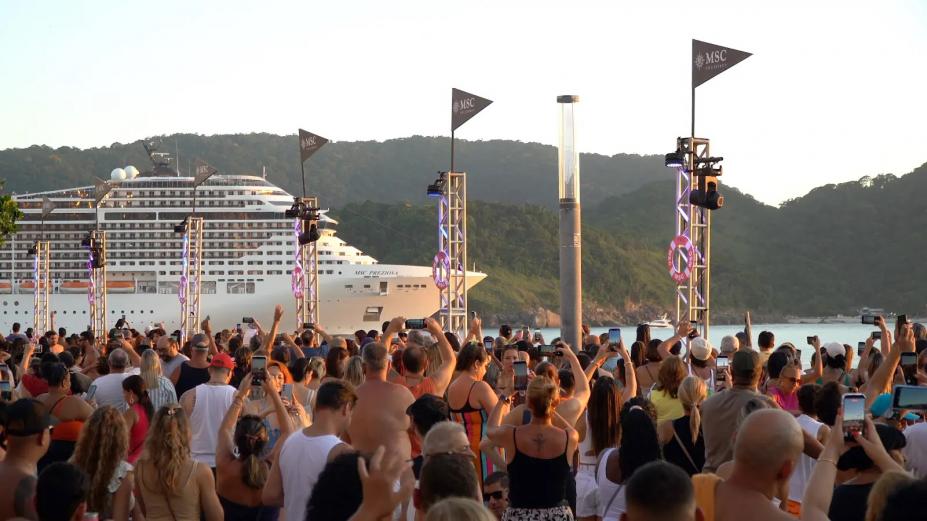 Santos Sunset na Ponta da Praia. #Paratodosverem