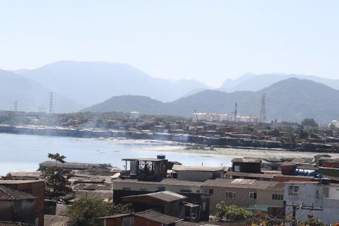 foto aérea da favela #paratodosverem