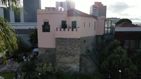 visão aérea do outeiro #paratodosverem